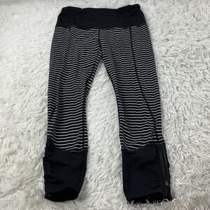 Lululemon Runday Crop Parallel Stripe